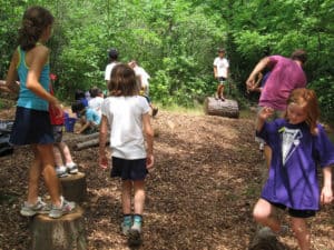 Kids playing outside